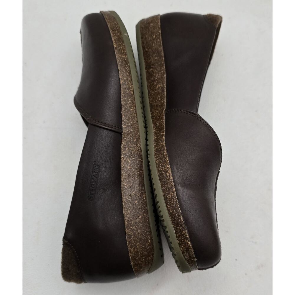 Stegmann Women's Liesl Skimmers Slip-On Shoes BROWN Leather Size 7 NWOB - Picture 6 of 11